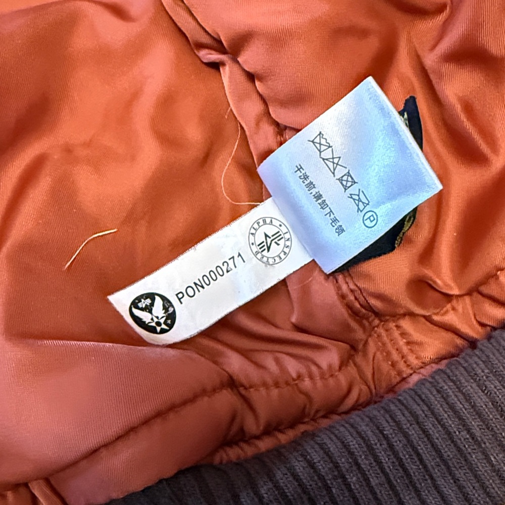 Alpha industries Maverick top gun flight jacket 4T fur collar - Picture 6 of 8